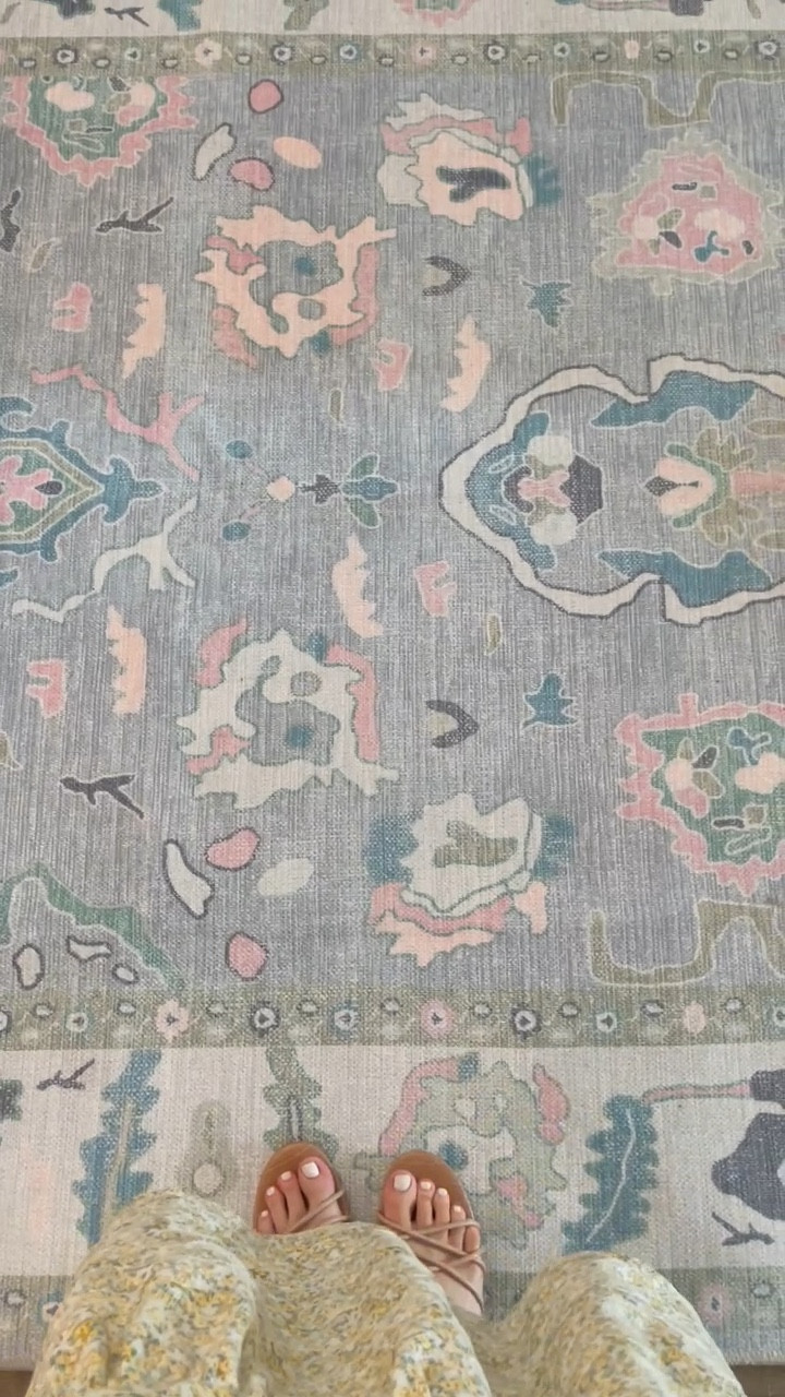 Love love love this Oushak lookalike for way less! If you watch the video, you can see it’s a low pile rug.  Beautiful colors! It comes in so many pretty colors and different sizes!

#rug #home #amazon 

#LTKHome