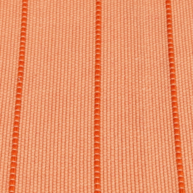 Mainstays by Becky G. & Alejandra Indoor/Outdoor Layering Rug, Orange Stripe, 24" x 36" | Walmart (US)