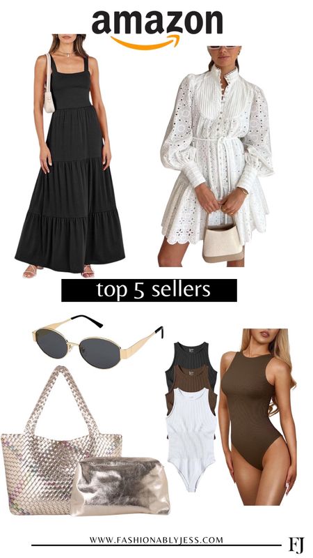 Amazon top 5 sellers! Cute summer dresses and accessories 

#LTKOver40 #LTKFindsUnder100 #LTKStyleTip