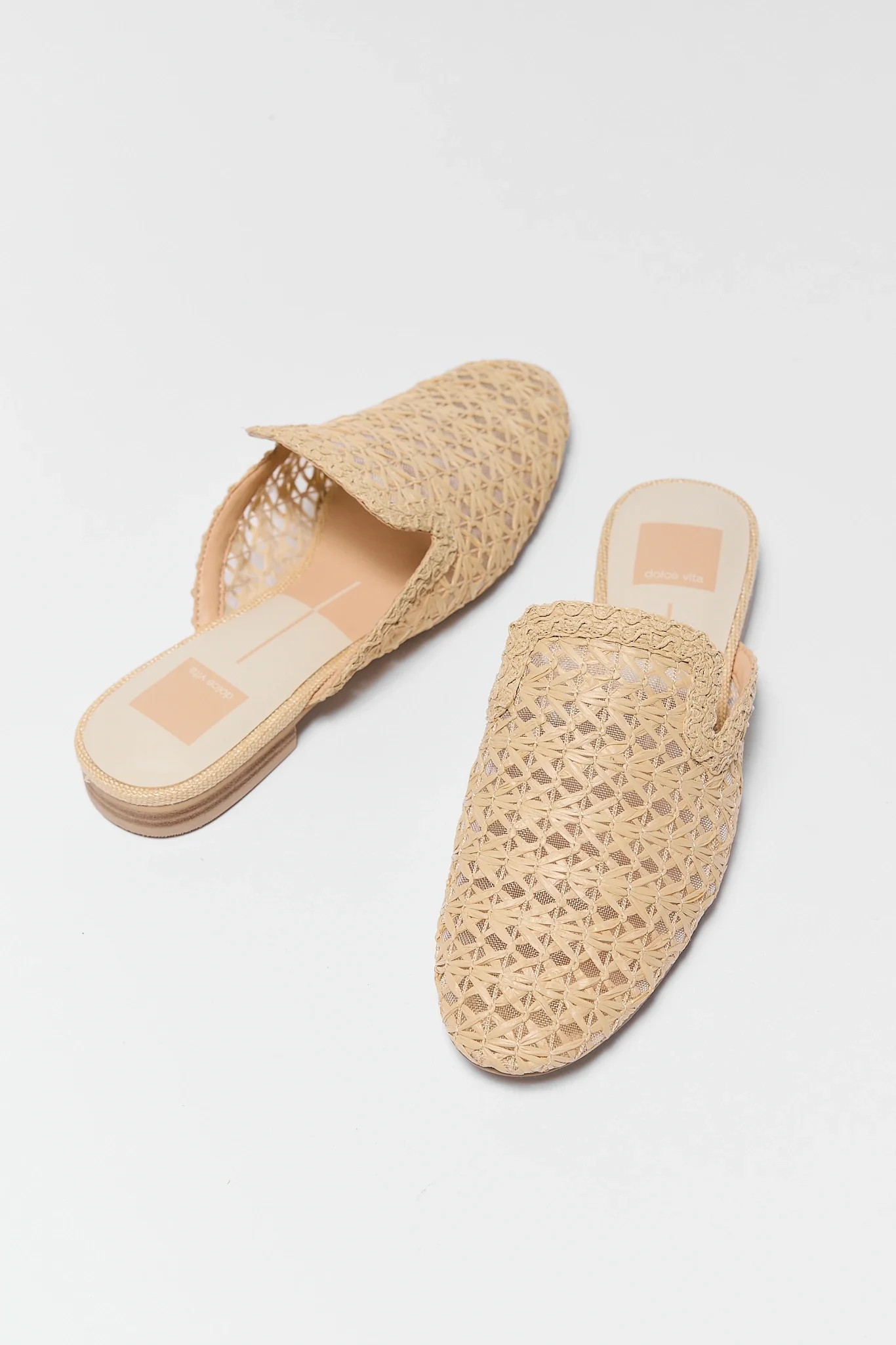 Kirt Tan Raffia Mules by Dolce Vita | Avara