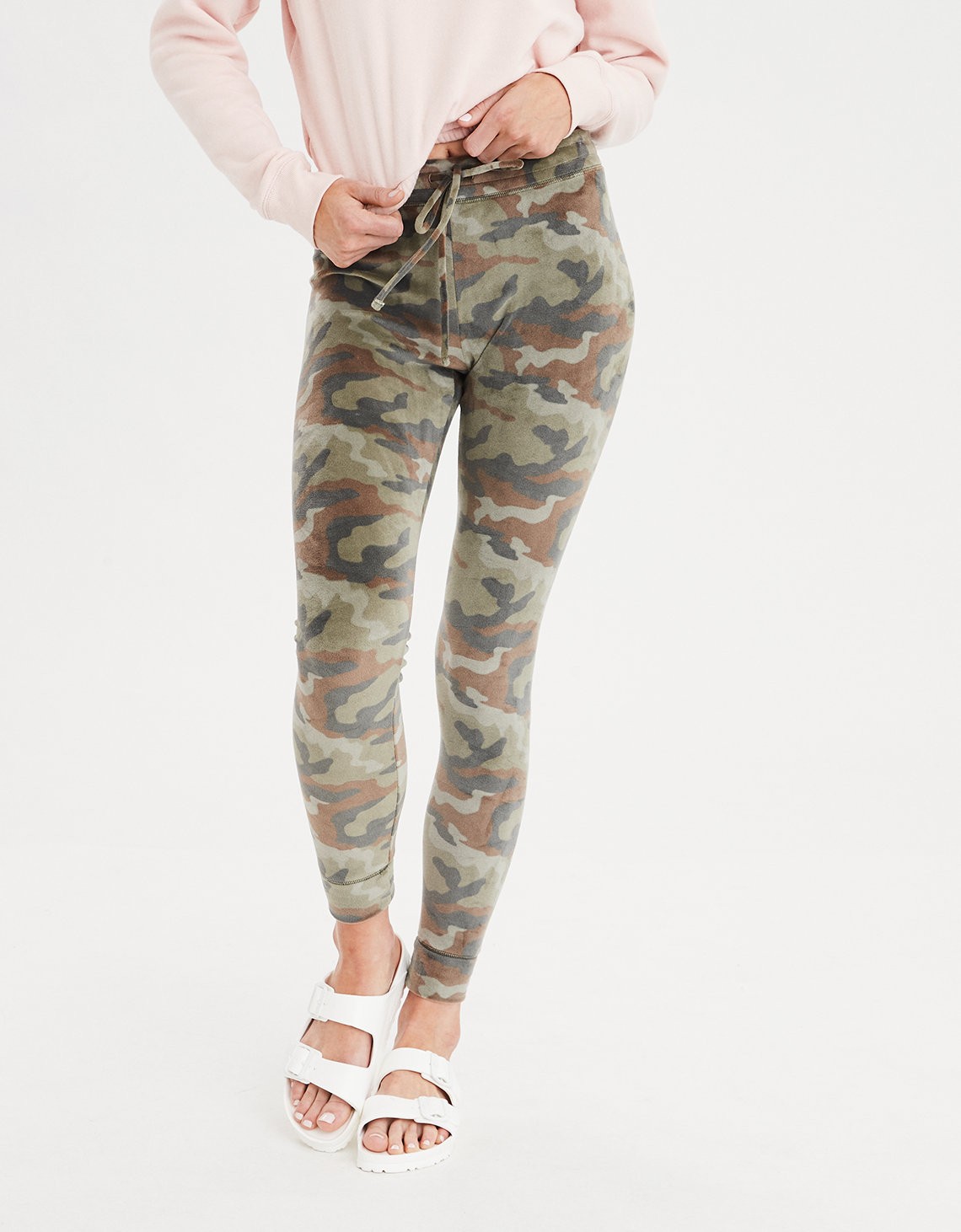 AEO Plush Camo Sweater Legging | American Eagle Outfitters (US & CA)