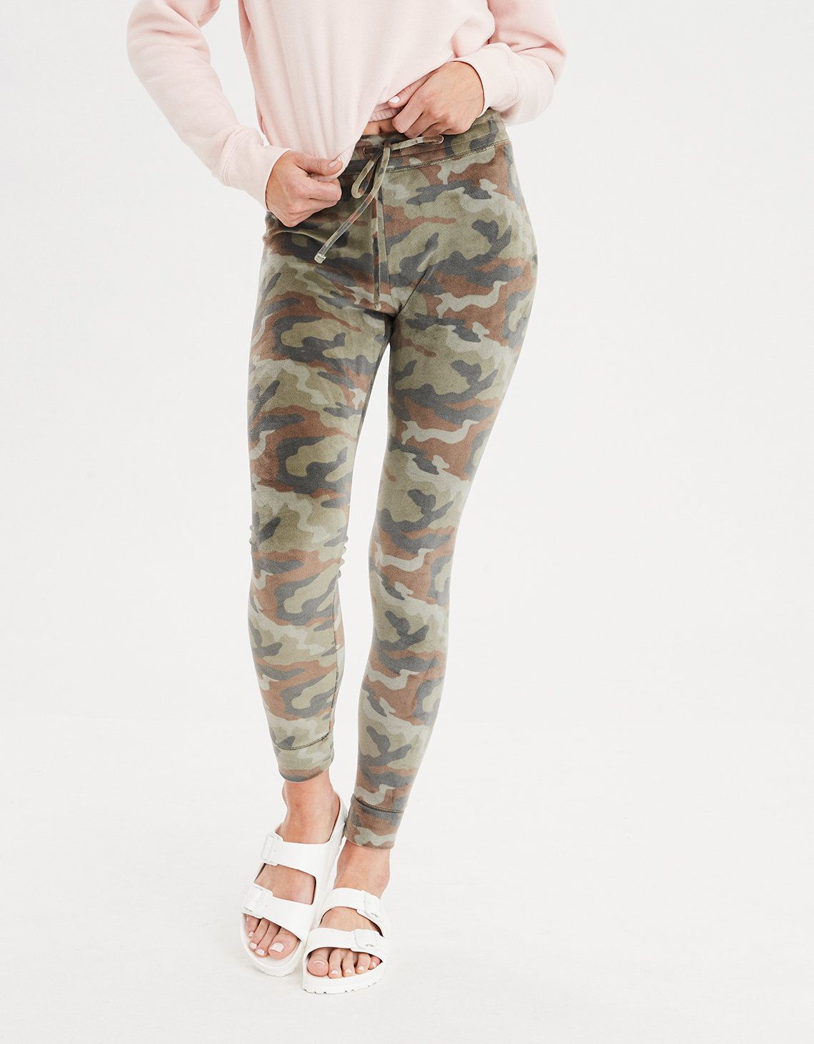 AEO Plush Camo Sweater Legging | American Eagle Outfitters (US & CA)