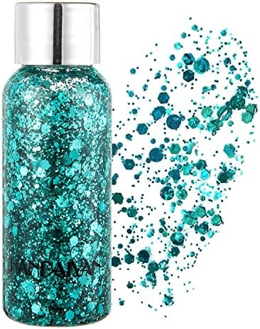 GL-Turelifes Mermaid Sequins Chunky Glitter Liquid Eyeshadow Glitter Body Gel Festival Glitter Co... | Amazon (US)