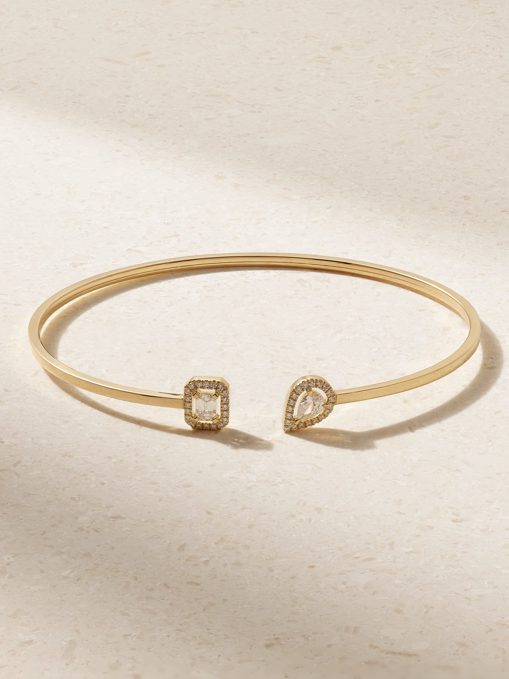 My Twin Toi & Moi 18-karat gold diamond cuff | NET-A-PORTER (US)