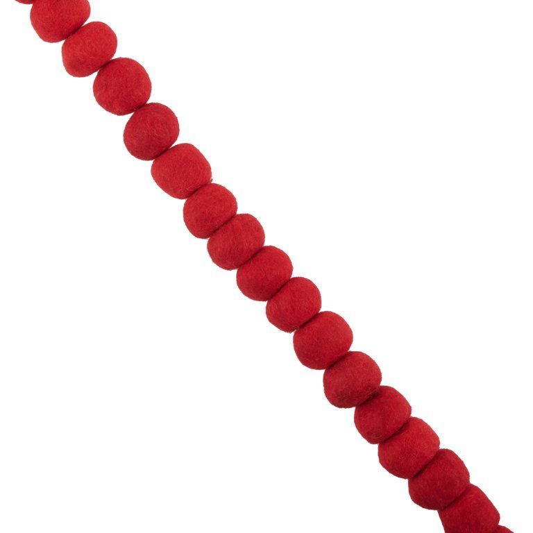 6FT WOOL GARLAND RED | Walmart (US)