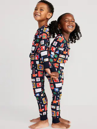 Unisex Snug-Fit Printed Pajama Set for Toddler & Baby | Old Navy (US)