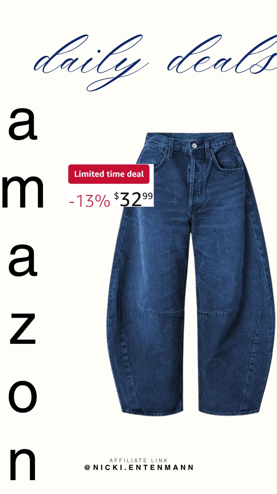 Barrel jeans are back with a wide‑leg twist that flatters every stride. Easy, breezy, and effortlessly cool for your everyday style fix. 💫👖✨  

#barreljeans #widelegjeans #womensfashion #denimstyle #fashionfinds #styleinspo #trendalert #ootd #streetstyle #modernlooks 

 #LTKootd #LTKSaleAlert #LTKTravel
