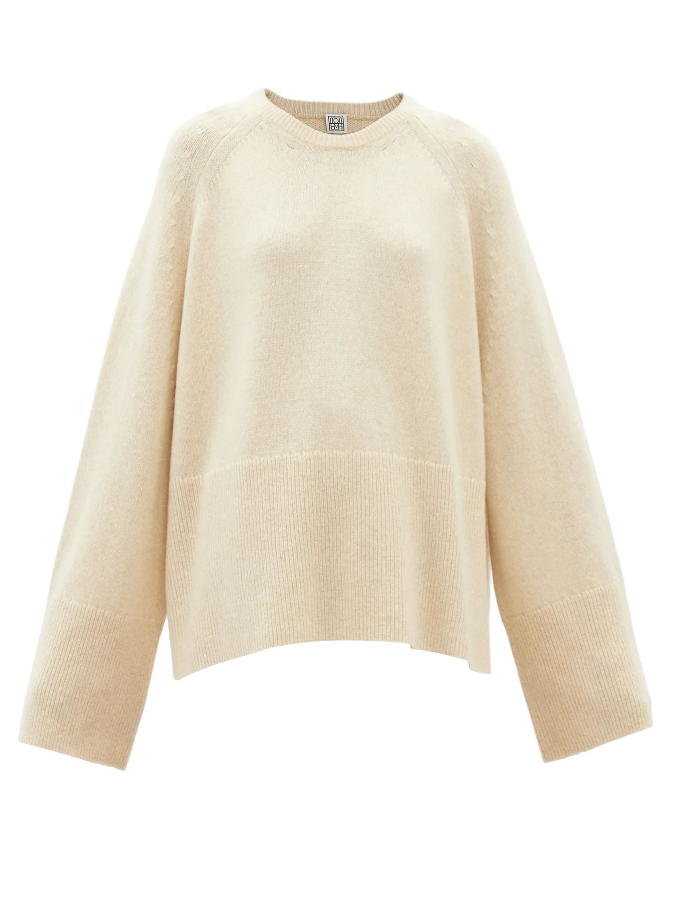 Oversized wool-blend sweater | Totême | Matches (US)