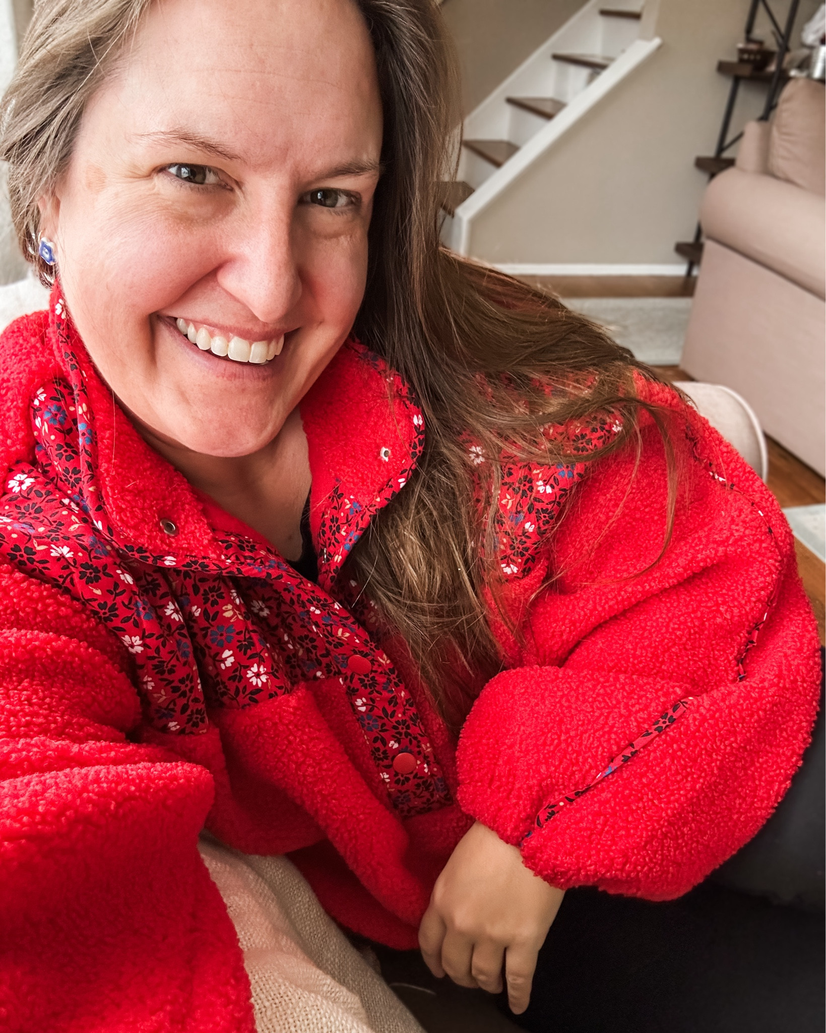 The coziest red Sherpa for the season! 

#LTKSeasonal #LTKCyberWeek #LTKHoliday