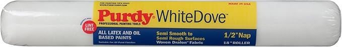 Purdy 144670183 White Dove roller Cover, 18 inch x 1/2 inch nap | Amazon (US)