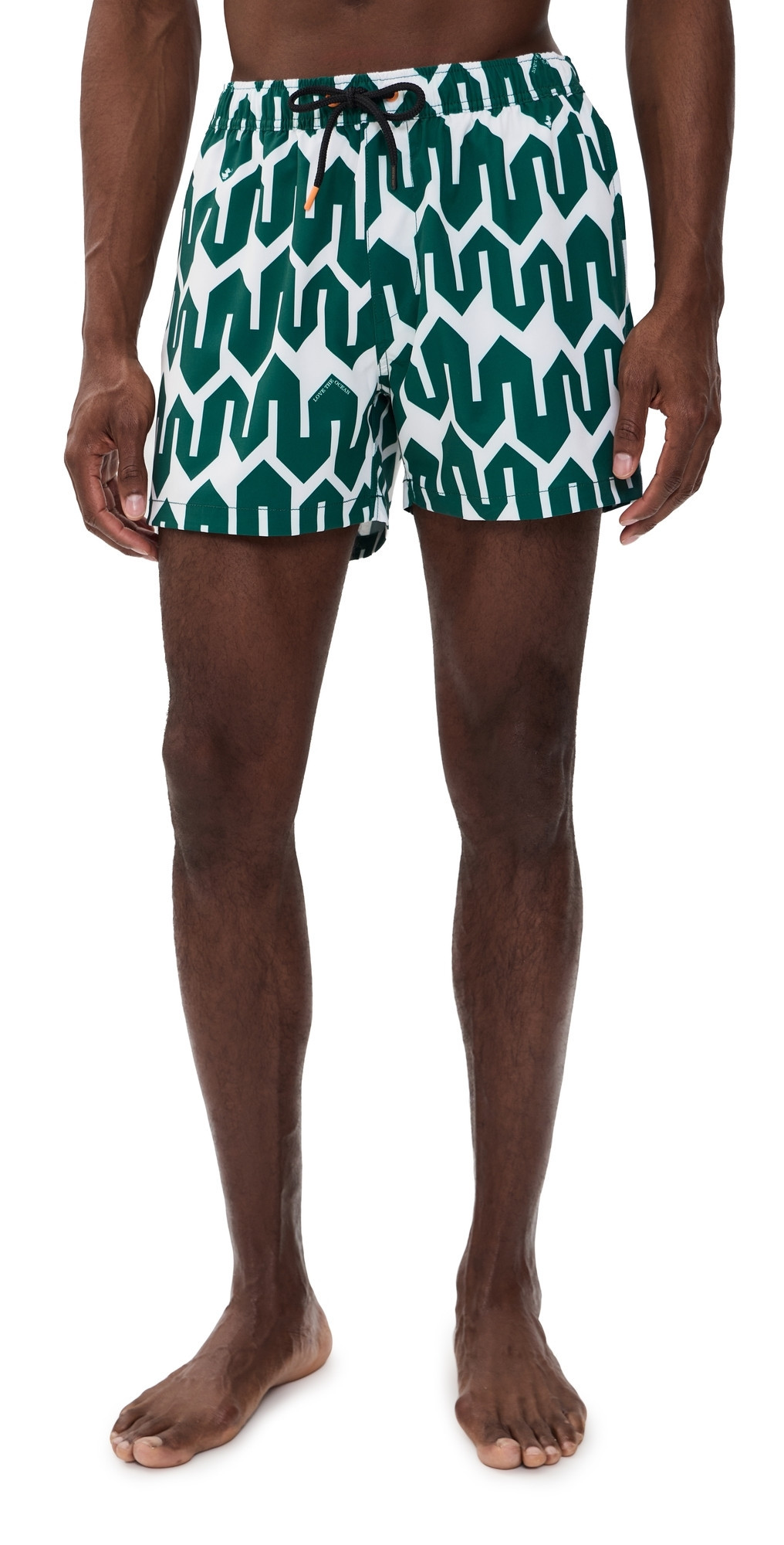 Save The Duck Ademir Swim Trunks 4 Bold Zigzag/Love The Ocean L | Shopbop