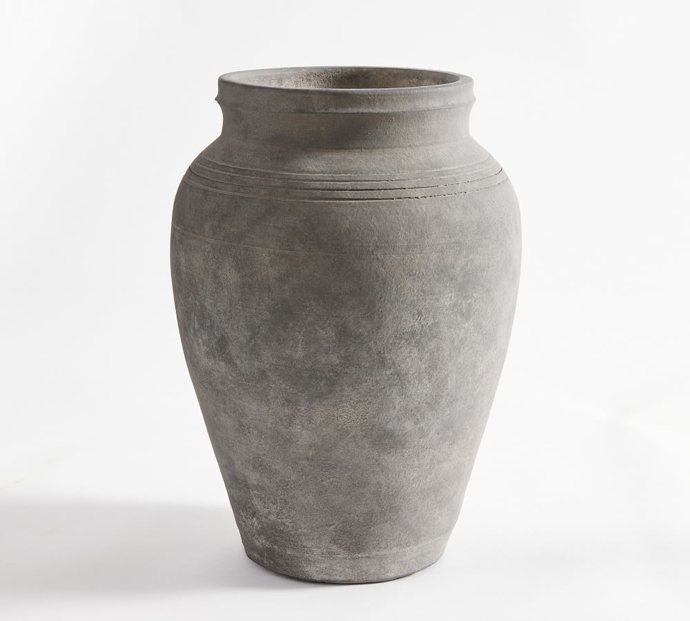 Artisan Vase, Large Jar, Grey | Pottery Barn (US)