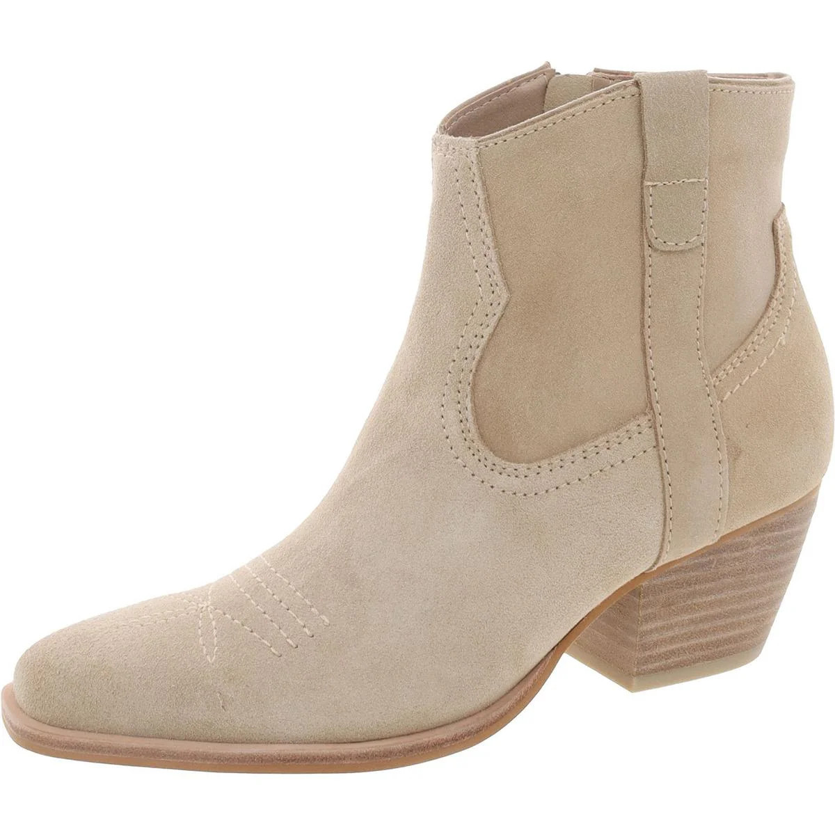 Silma Womens Cow Fur Block Heel Cowboy, Western Boots | Shop Simon