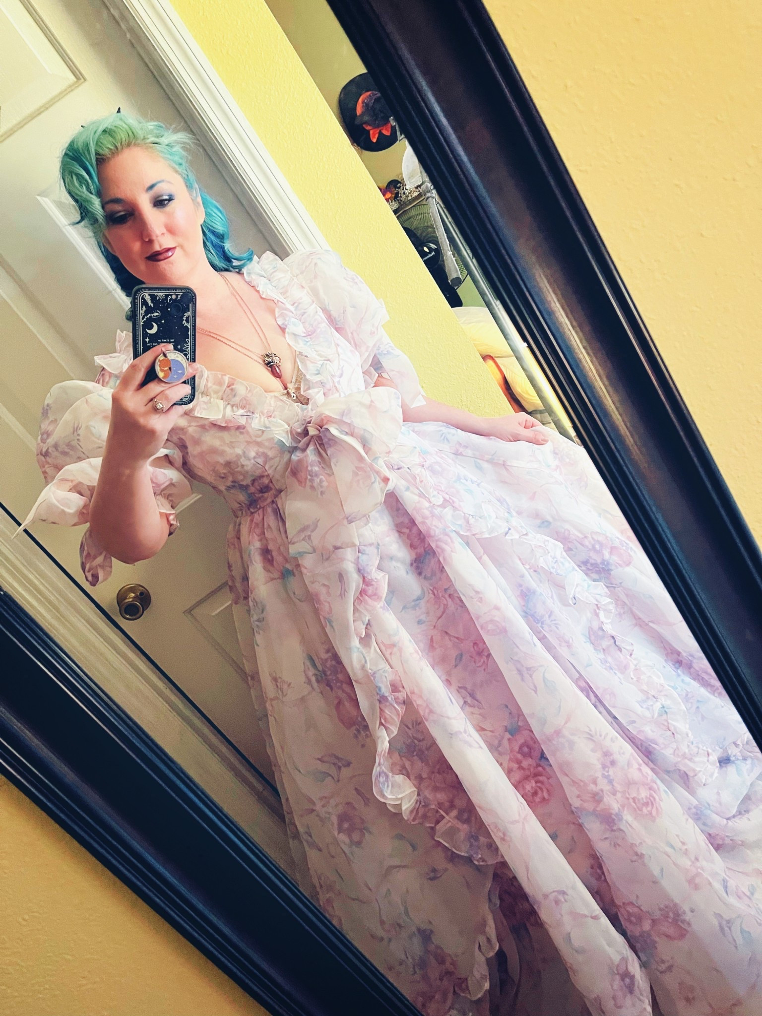 Selkie dresses are some of my faves! If the low cut is an issue, I do tend to wear a chemise under them. This is the Ribbondancer Marie dress #selkie #selkiedress #princesscore #dopaminedressing

#LTKOver40
