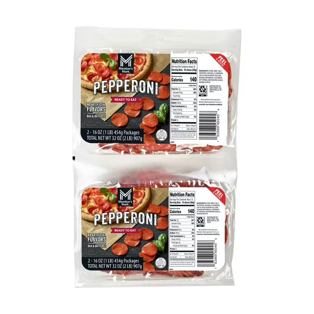 Member's Mark Sliced Pepperoni, 16 oz., 2 pk. | Sam's Club
