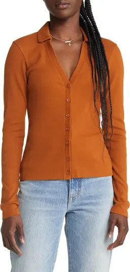 Button Front Knit Top | Nordstrom