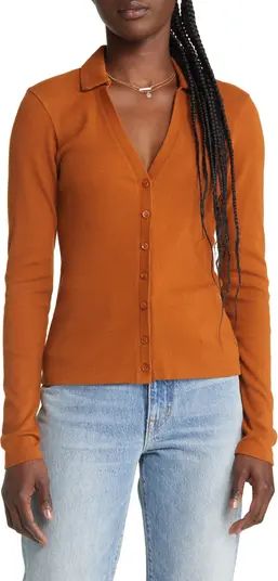 Button Front Knit Top | Nordstrom