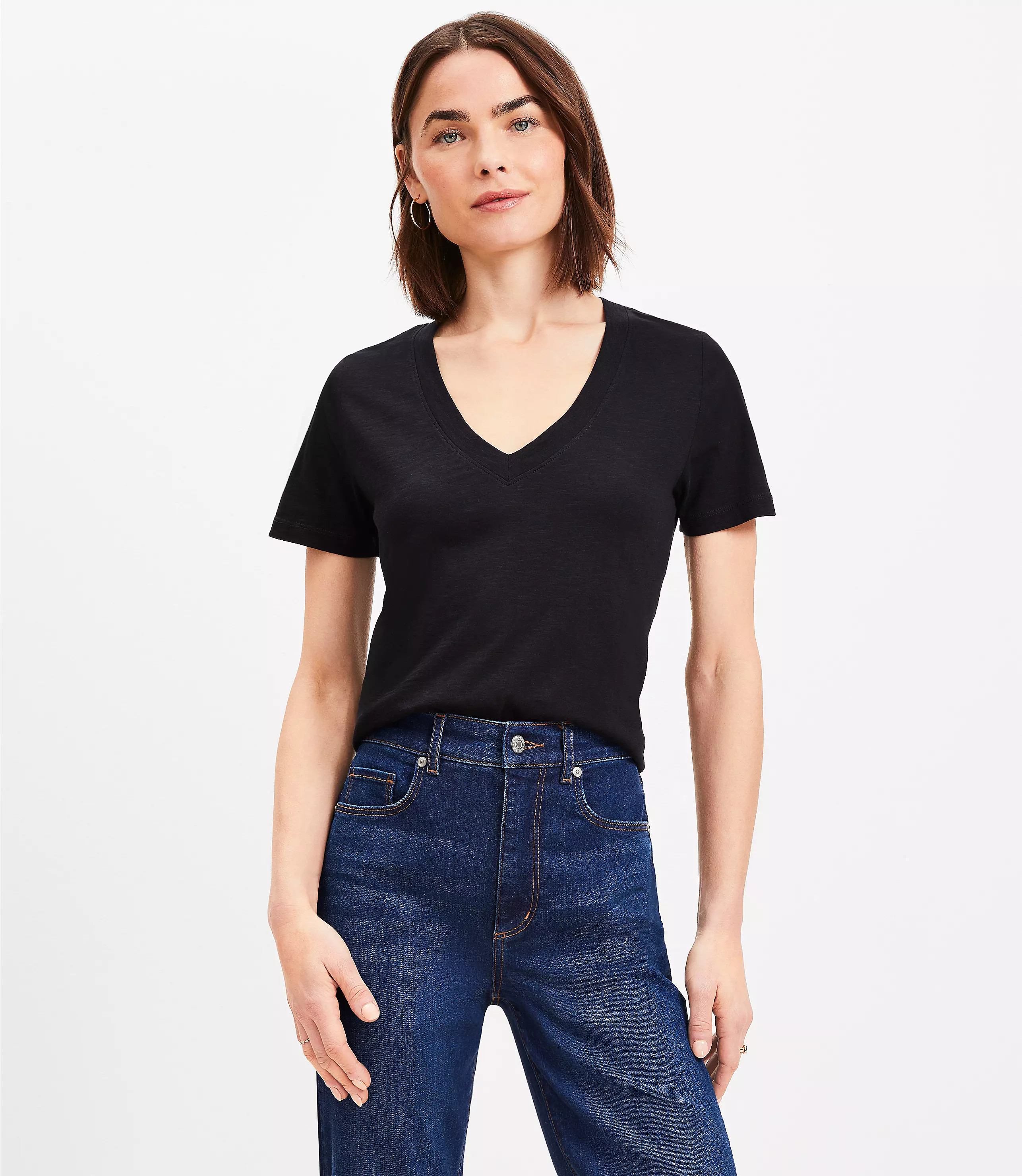 Everyday V-Neck Tee | LOFT