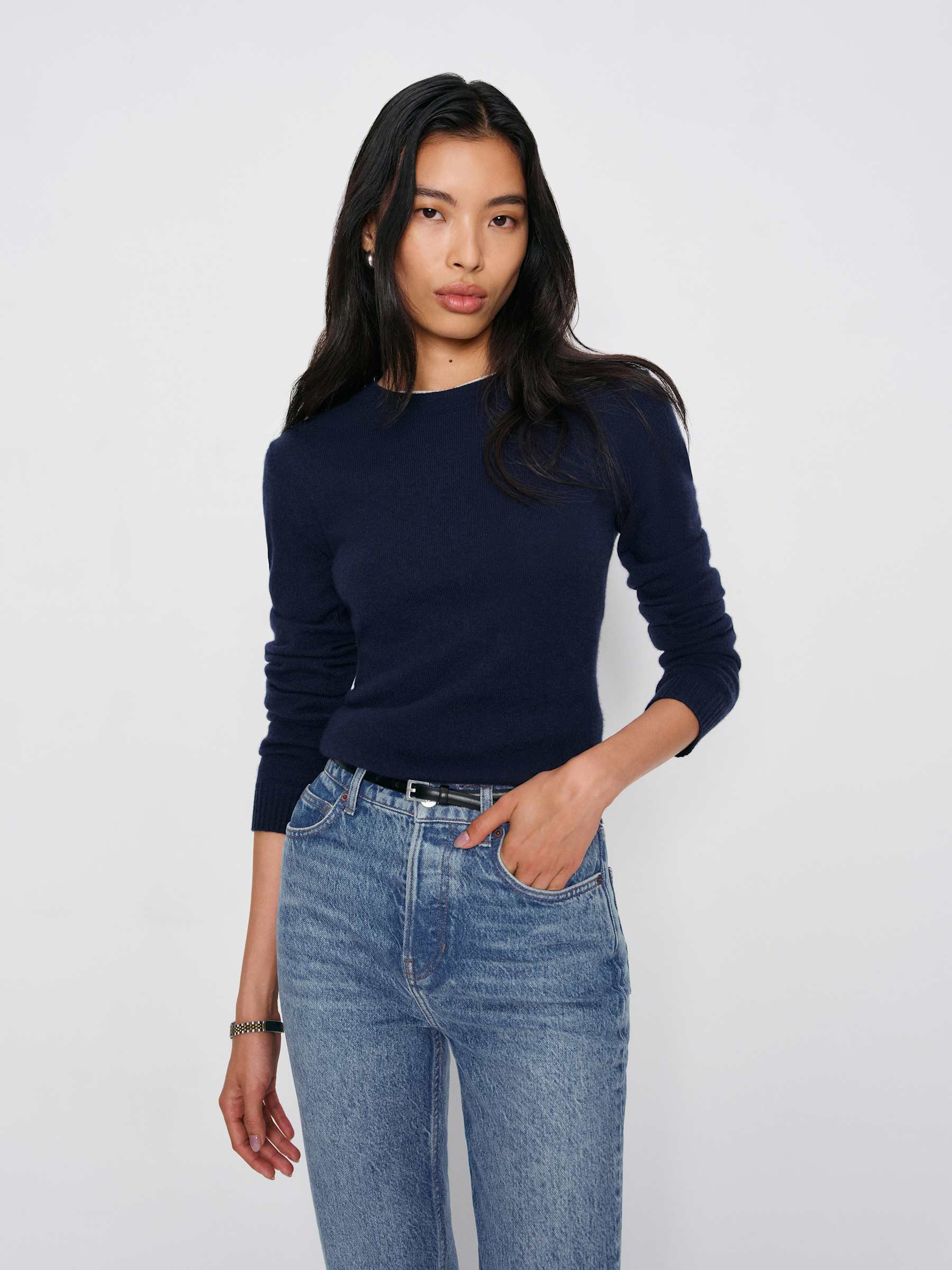 Cynthia High Rise Straight Jeans | Reformation (Global)