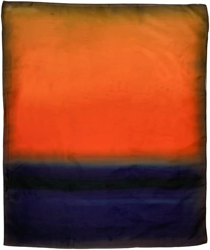 SCARVES DIRECT Mark Rothko Abstract Still Life Painting Print Art Silk Scarf – Orange | Amazon (UK)