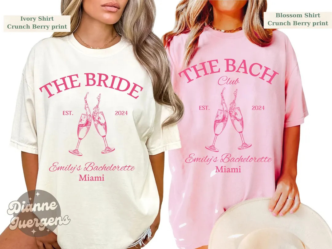 The Bach Club Bachelorette Shirts Bach Shirt Social Club Bach Club Shirts Bachelorette Party Shir... | Etsy (US)