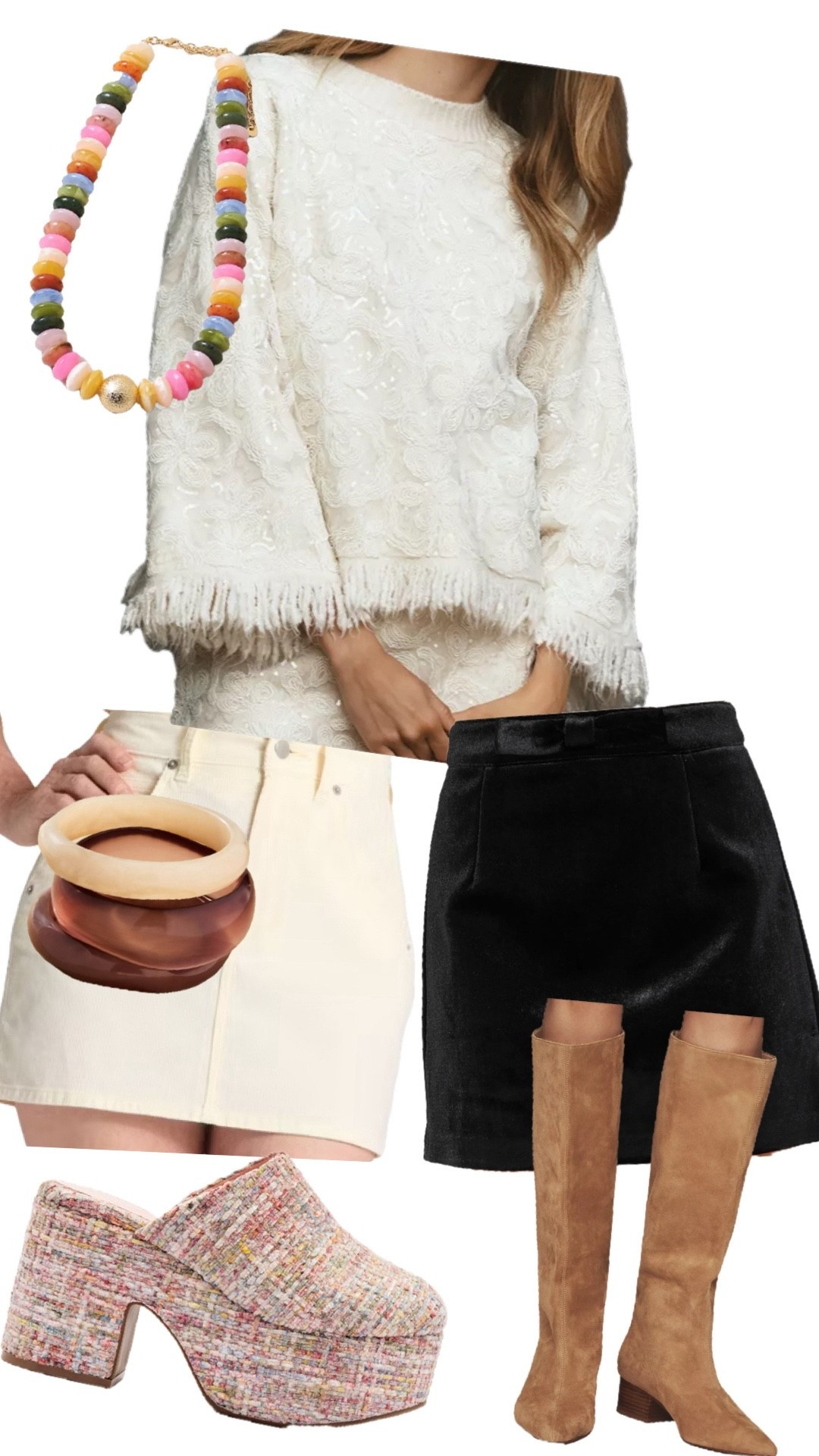 So many ways to style this fun top from Anthro…get the matching skirt or mix and match with other fun neutrals or even a pop of color! 

#LTKSeasonal #LTKootd #LTKOver40