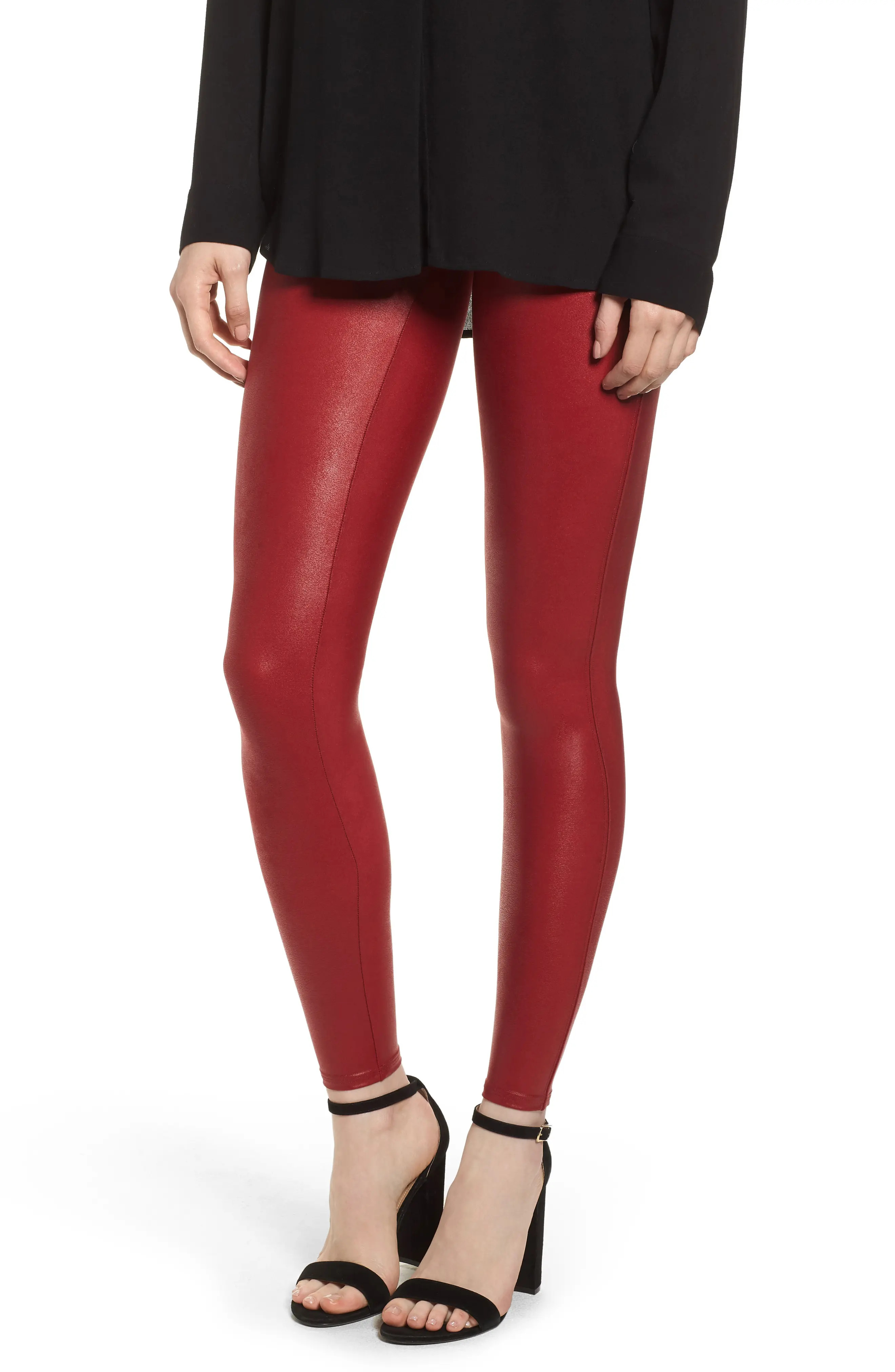 SPANX® Faux Leather Leggings | Nordstrom