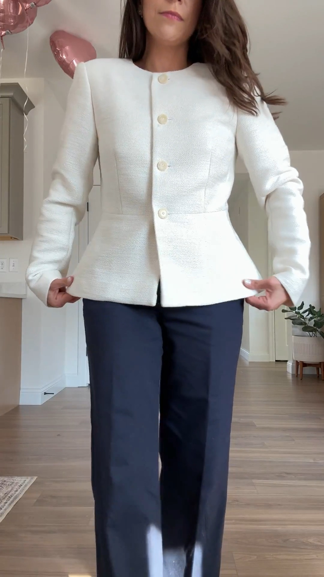 Love this peplum blazer, currently 30% off! 

#LTKWorkwear #LTKSaleAlert