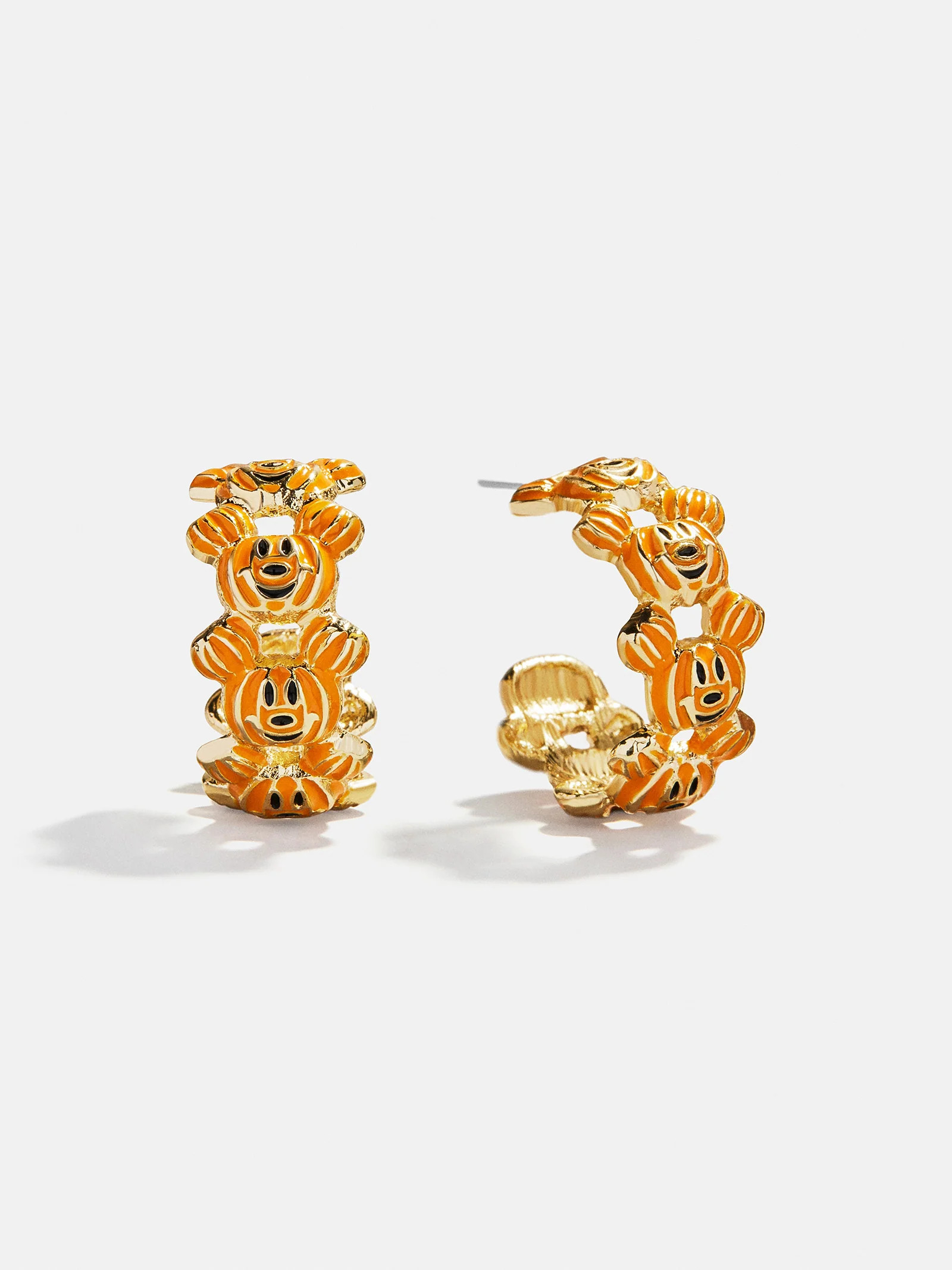 Disney Mickey Mouse Pumpkin Hoop Earrings - Pumpkin | BaubleBar