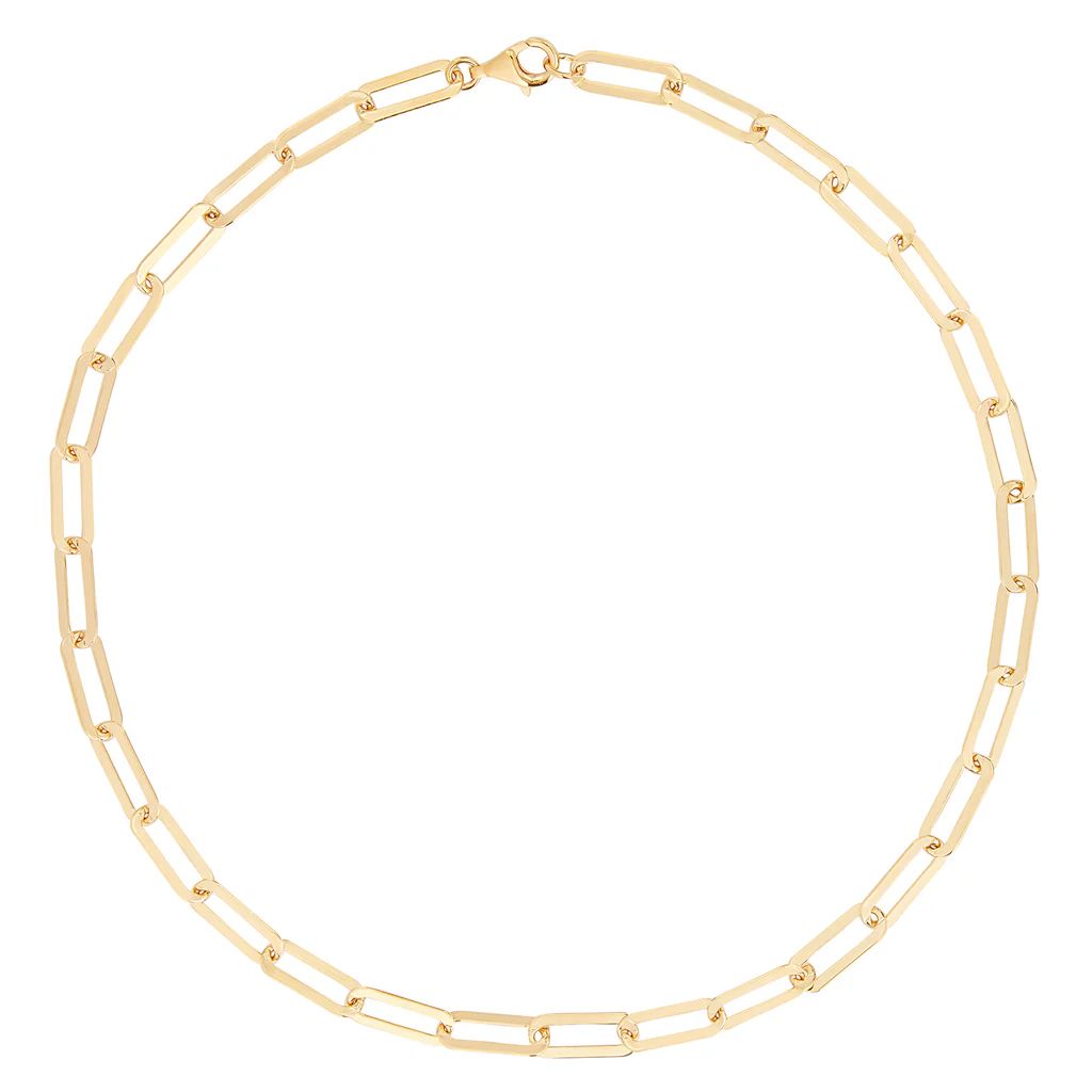 Gold Short Chain Necklace | Rosie Fortescue Jewellery