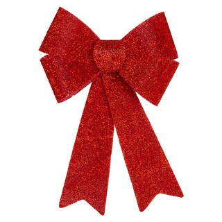 Northlight LED Lighted Tinsel Bow Christmas Decoration with Color Changing Lights - 17" | Michael... | Michaels Stores