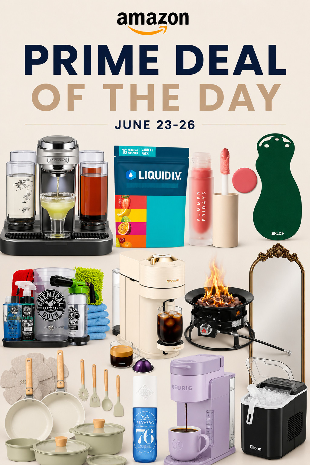 🚨 Today's Prime Deal of the Day picks are here! These specials are available today only, so don't wait if something's been on your wishlist. 🛍️✨

Which deal have you snagged so far? Drop it in the comments—I need to know what's worth adding to cart! 👇💛

#AmazonPrimeDay #LTKFinds #AmazonFinds #PrimeDeals #FoundItOnAmazon