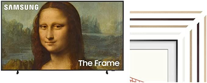 SAMSUNG 55-Inch Class QLED The Frame Series - Quantum HDR Smart TV with SAMSUNG 55-inch The Frame... | Amazon (US)