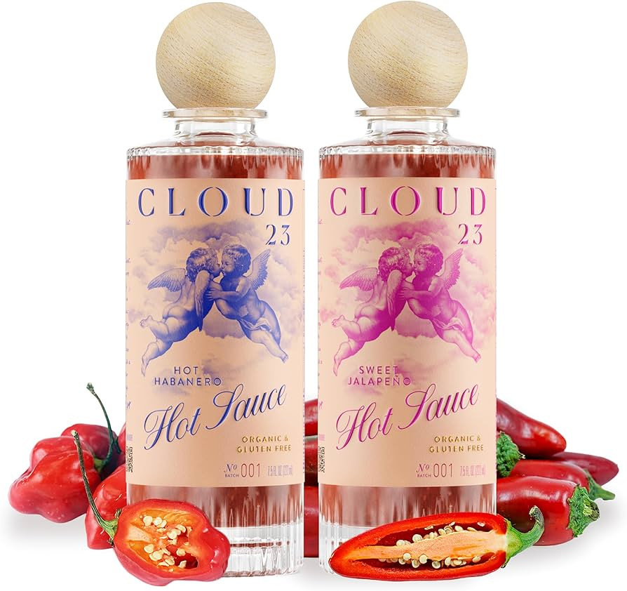 Cloud23 Hot Sauce Variety pack - Hot Habanero & Sweet Jalapeno - Bold Pepper Flavors with Tangy L... | Amazon (US)