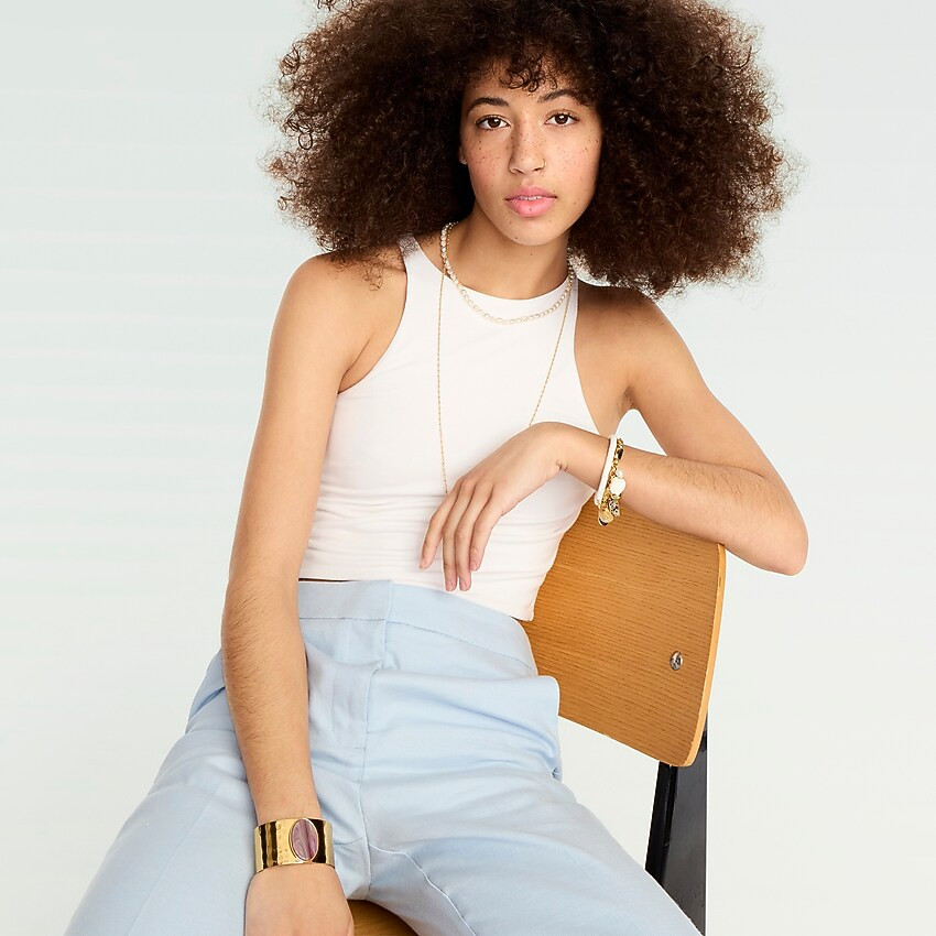 FormKnit high-neck cutaway tank | J. Crew US