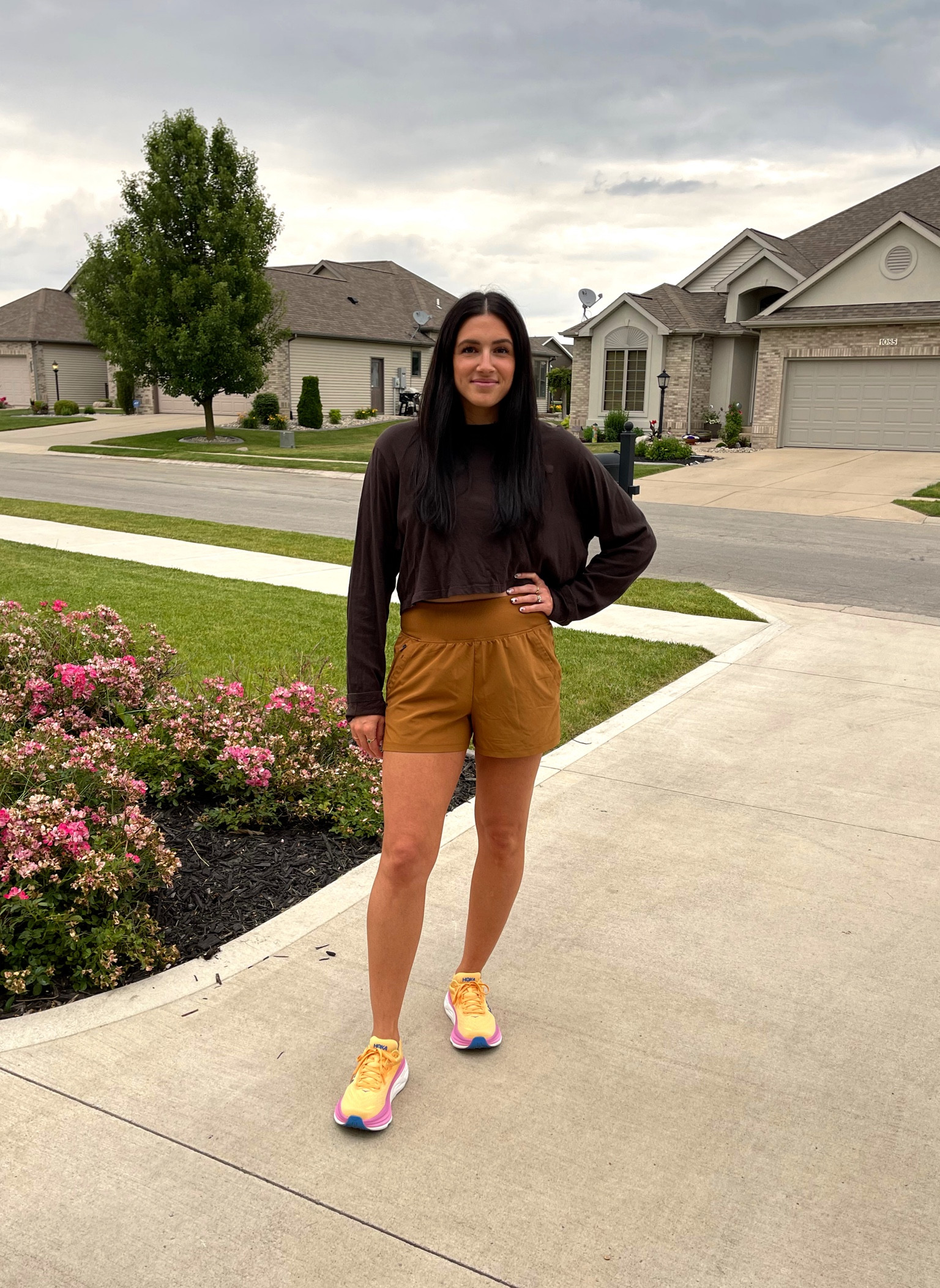 hokas are the best tennis shoe out there for comfort. Set Active crop long sleeve: medium (tts) and on sale! Hokas: size 8

#LTKfit #LTKshoecrush #LTKSeasonal