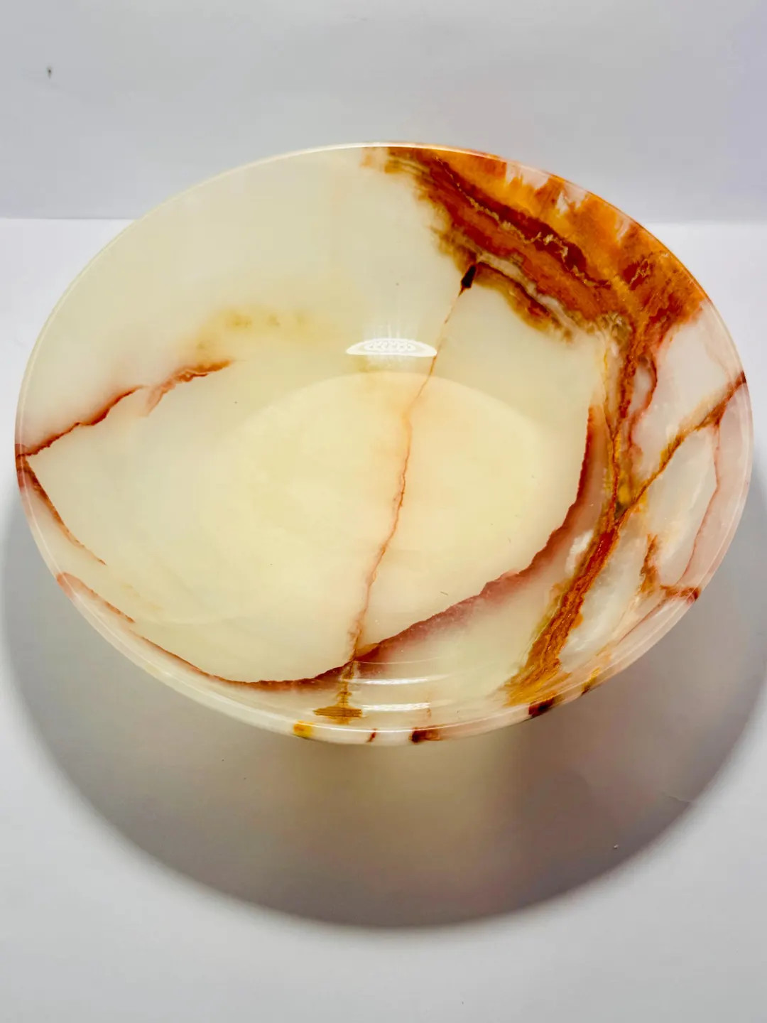 Natural Onyx Marble Bowl - 10 Inch Diameter, Decorative & Functional, - Etsy | Etsy (US)