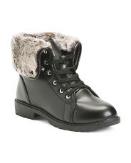 Cozy Lace Up Boots | Marshalls