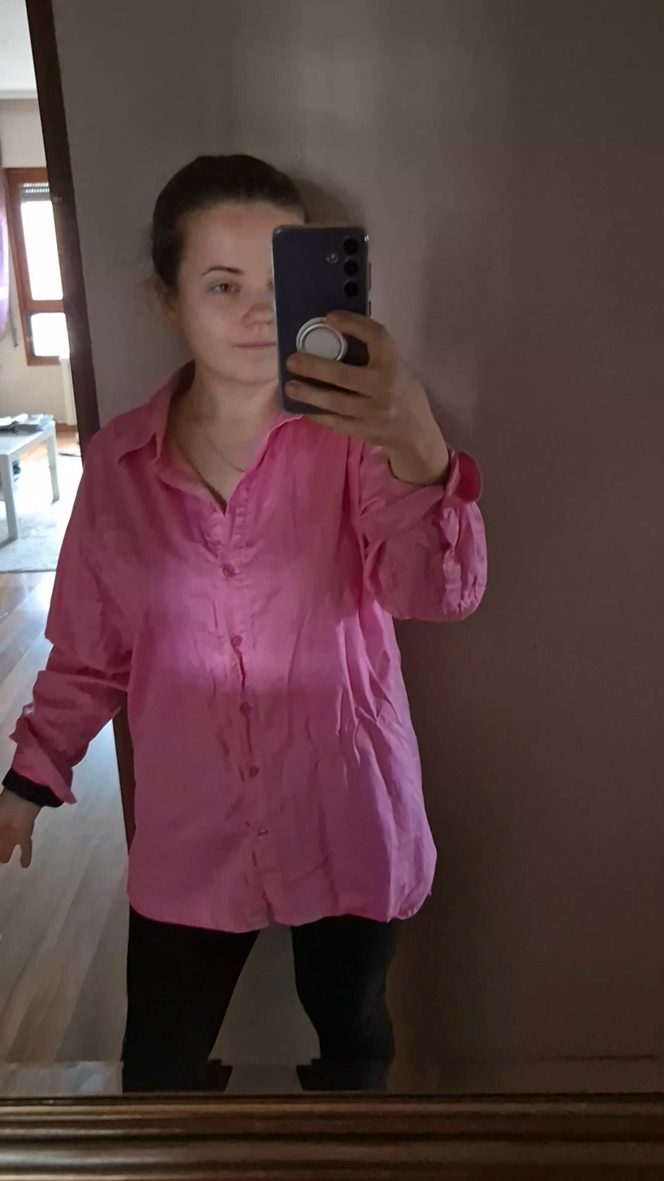 Wearing the best leather leggings from Spanx Petite as a 4'11 woman. I am wearing size M.They are very stretchy while cinches me in. Perfect Monday outfit Paired with shirt

#LTKPetite #LTKMidsize #LTKootd