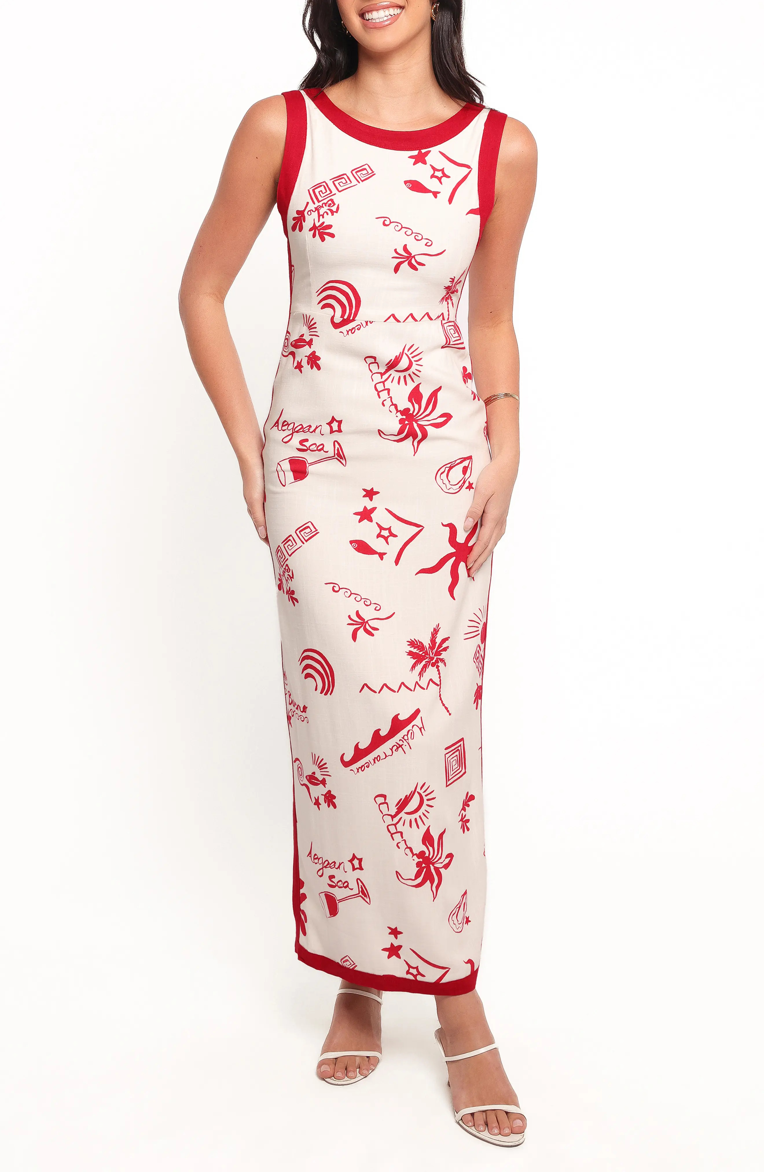 Fiori Print Sleeveless Maxi Dress (Women) | Nordstrom | Nordstrom