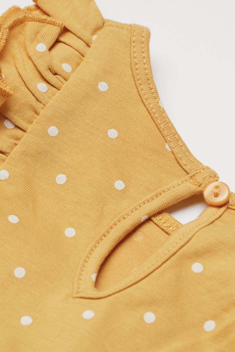 Ruffle-trimmed Jersey Dress | H&M (US + CA)