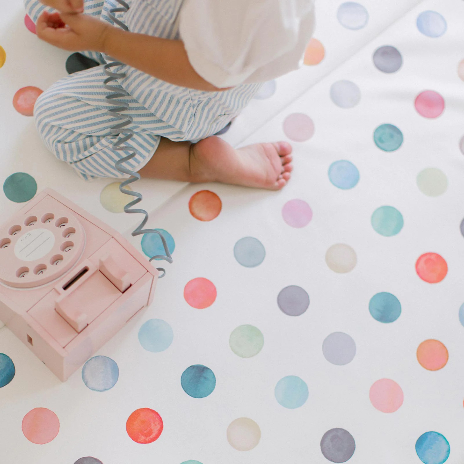 Rainbow Polkadot Tumbling Mat | Dottie in Gloria | House of Noa