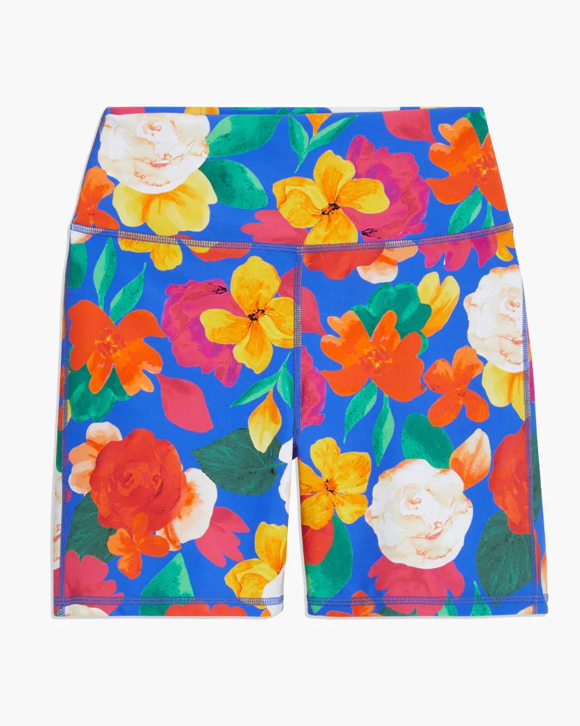 Biker Abstract Floral Shorts | We Wore What