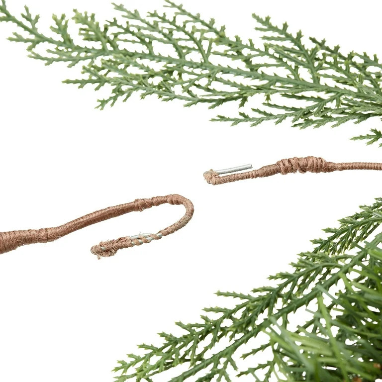 Holiday Time 9-Foot Artificial Sonoma Cypress Evergreen Christmas Garland | Walmart (US)