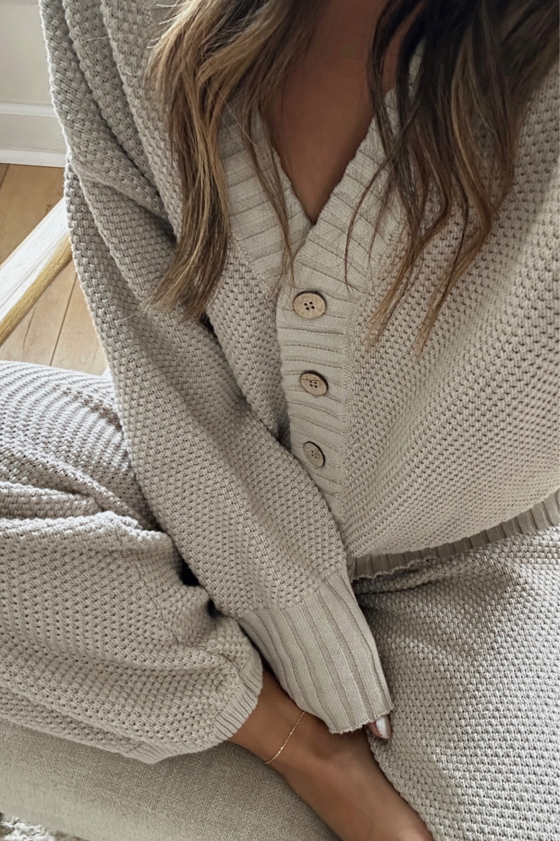 cutest and comfiest sweater set☁️ #freepeople #sweater #fallstyle #comfystyle 

#LTKSeasonal #LTKstyletip #LTKfindsunder100
