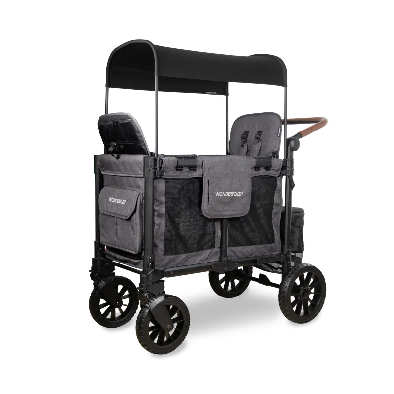 Heavy Duty Double Stroller Wagon | All-Terrain W2 Luxe | WonderFold Wagon