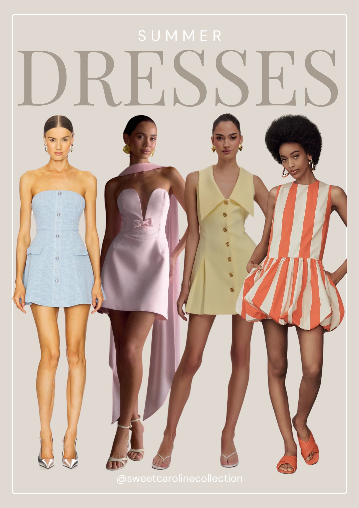 Summer dresses I’m loving 

Summer, spring, wedding guest, yellow dress, MESHKI, revolve, Anthropologie, mini dress, Hill house, midi dress, Pink romper, straw bag, bucket bag, straw hat, orange sandals, hoops, pumps, revolve, top, shorts, blouse, saks fifth Avenue, Nordstrom, Bloomingdale’s, Anthropologie, express, Alice + Olivia, DSW, loveshackfancy, Amazon, cult Gaia, tuckernuck, target, neiman Marcus, Dillards, Antonio melani, Shopbop, show me your mumu, BTB Los Angeles, j.crew, rococo sand, Marc fisher, schutz, designer, luxe, Blue dress, white hat, blue clutch, lele sadoughi, farm rio, Marc fisher, btb Los Angeles, Cargo pants, tank, sneakers, baseball hat, bag, purse, tote, shoulder bag, clutch, Steve Madden, Bloomingdale’s, cult Gaia, Anthropologie, flower earrings, beach look, travel, beach, resort, farm rio, dress, romper, sandals, heels, pumps, clutch, acrylic clutch, earrings, lele sadoughi, vacation outfit, summer style, dissh, banana republic, revolve, line and dot, Tory Burch, Jimmy choo, Levi’s, neiman Marcus, bucket hat, straw hat, straw bag, tote, beach bag, beach outfit, pool bag, earrings, jacquemus, Chloe, jewelry, accessories, revolve, Nordstrom, saks fifth Avenue, Marc jacobs, veja, rag and bone, madewell, Shopbop, target, Sam Edelman, mother, denim, blouse, jeans, sandals, shoes, Abercrombie and fitch, anine bing, banana republic, asos, outfit inspo, ootd, fashion, style, spring, travel, airport outfit, Amazon, brilliant earth, hoops, old navy, adidas, shashi, summer, casual, under 500, under 400, under 300, under 200, under 100, under 50, sale, style, fashion, ootd, outfit inspo, sweet Caroline collection#LTKtravel #LTKstyletip

#LTKStyleTip #LTKWedding #LTKSeasonal