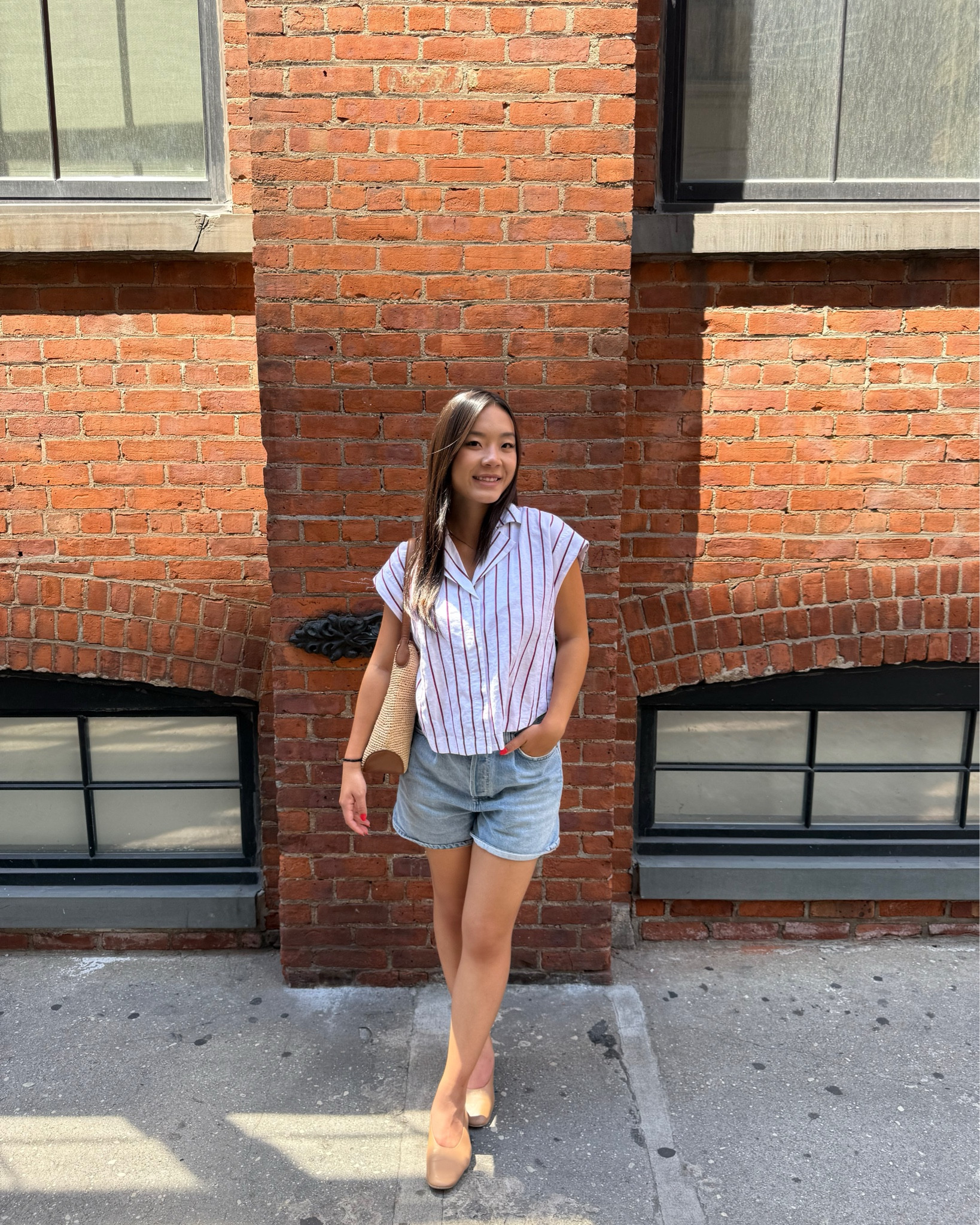 Casual summer fit and flowy linen striped top!

#LTKOver40 #LTKSeasonal #LTKActive