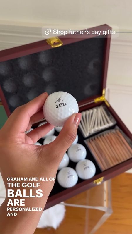 personalized gift ideas for Father’s Day from @markandgraham:
This monogrammed wooden box golf box completed with personalized balls, tees and pencils is are sure to make him feel special on the course. #fathersday #giftideas #markandgrahm 

#LTKVideo #LTKGiftGuide #LTKMens