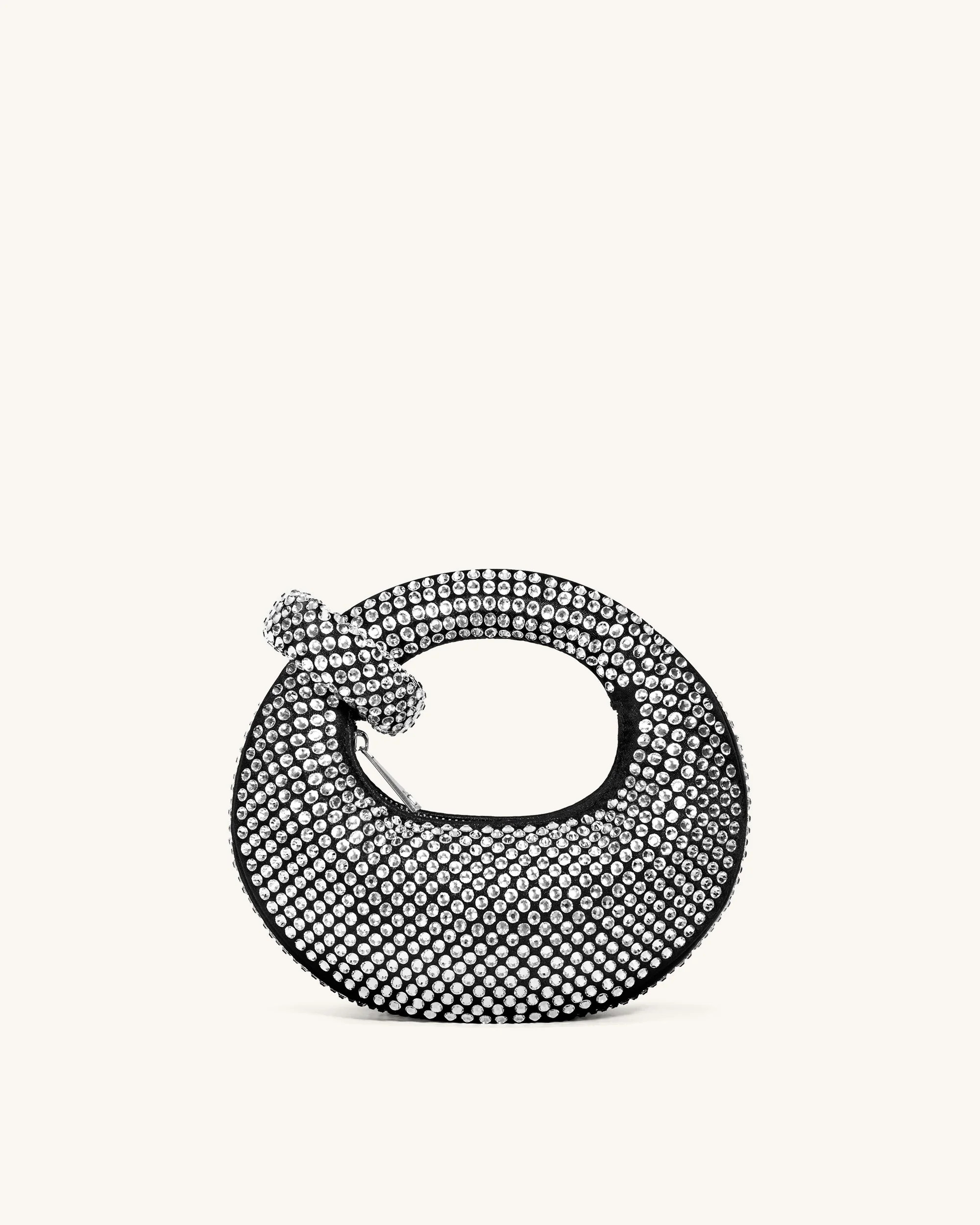 JW PEI Abacus Artificial Crystal Mini Top Handle Bag - Black - Abacus Artificial Crystal Mini Top Handle Bag - Black | Shop.app